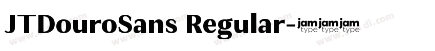 JTDouroSans Regular字体转换